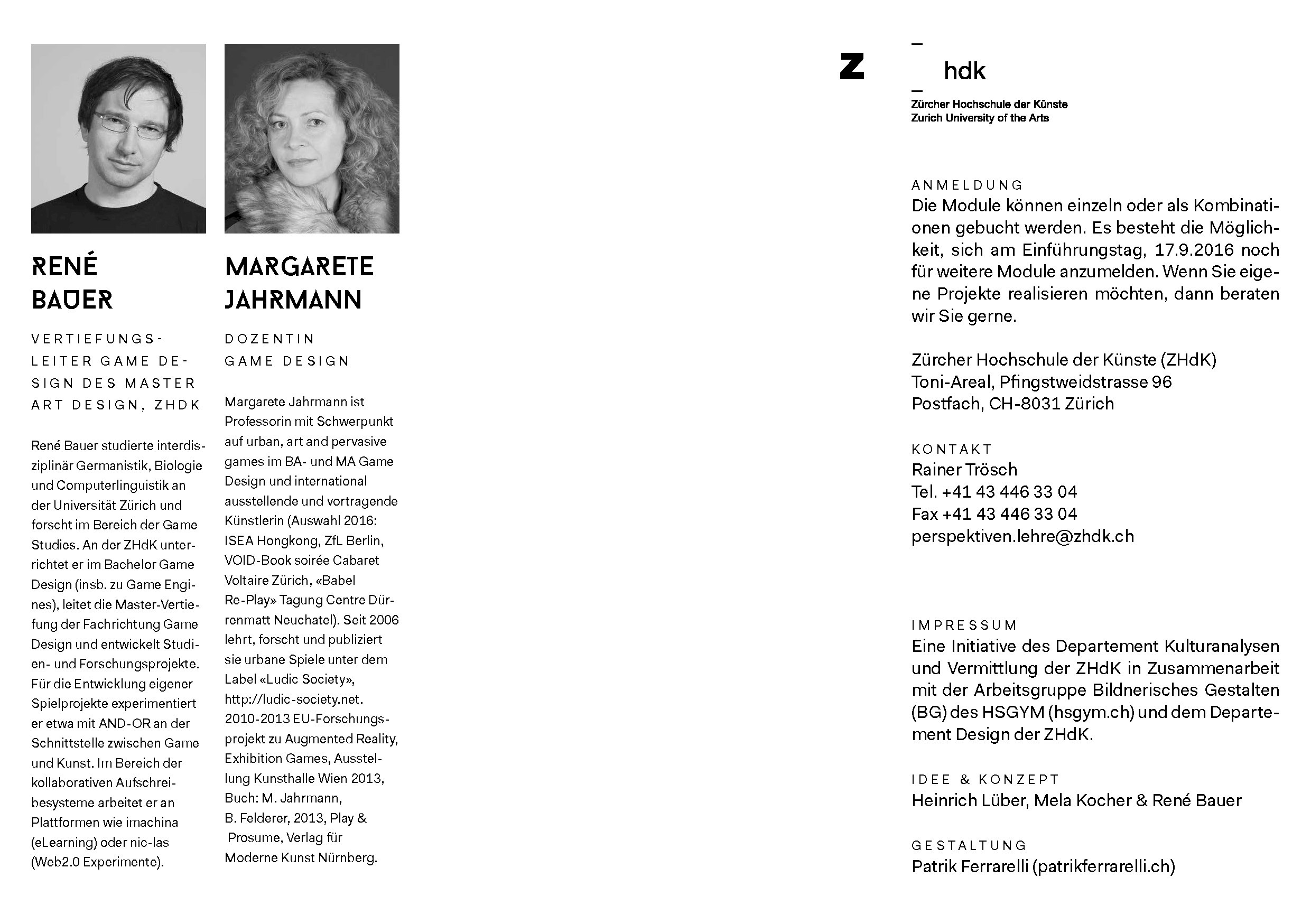 Gamification? Perspektiven für den Unterricht. Herbstsemester