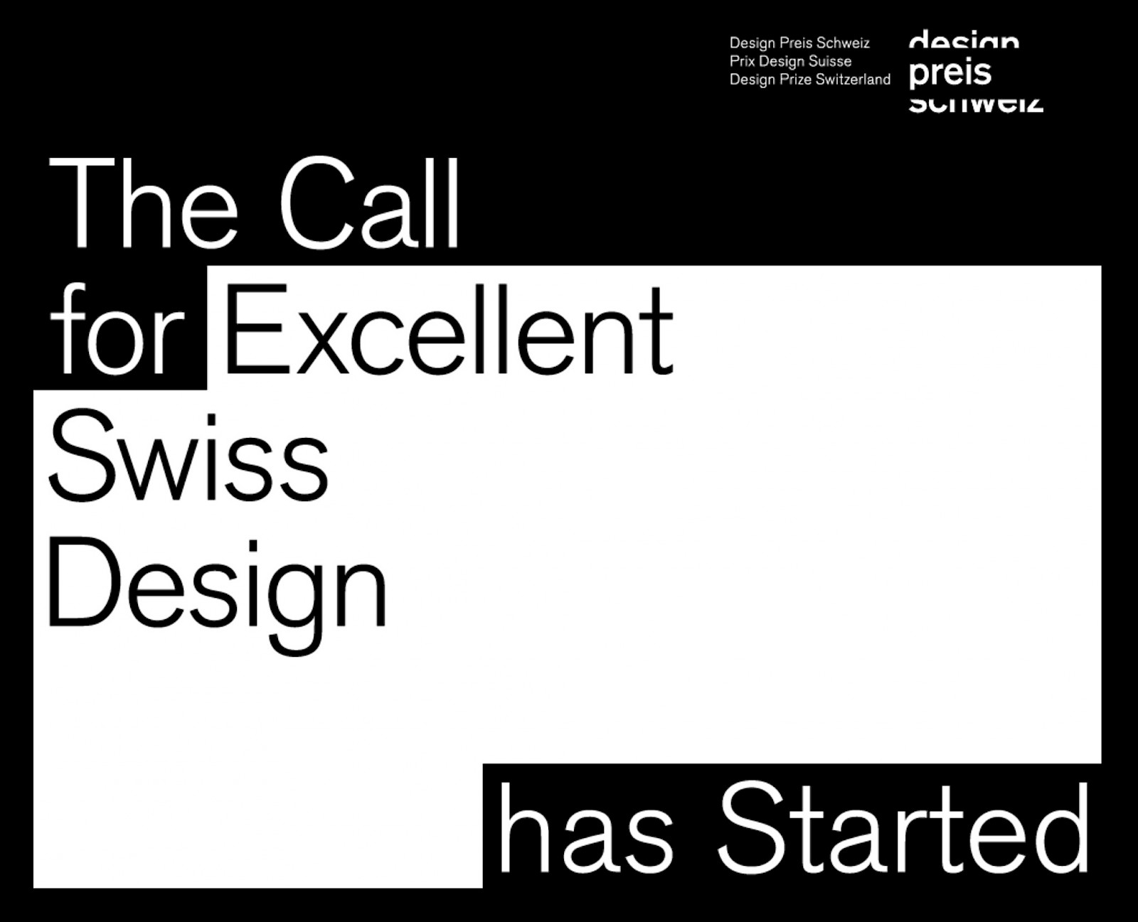 Design Preis Schweiz. Jetzt bewerben!