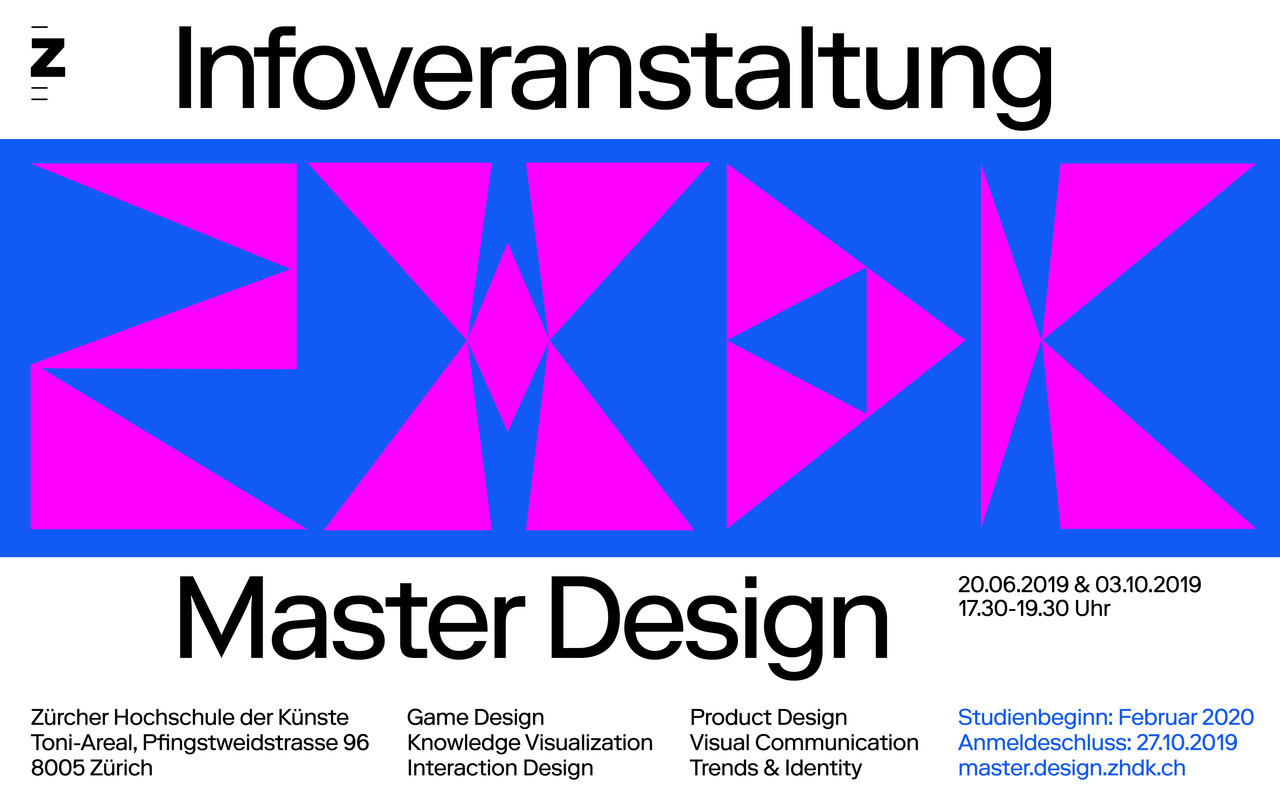 Infoveranstaltung Master Design