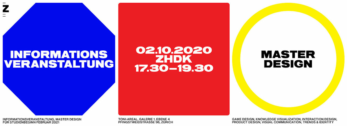 Master Design. Informationsveranstaltung 2020. Für Studienbeginn Februar 2021