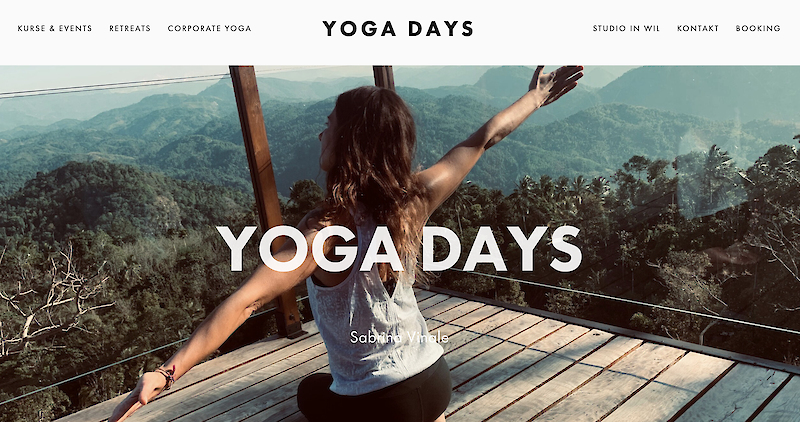 Yoga-Lehrerin Sabrina Vinale. © yogadays.ch.
