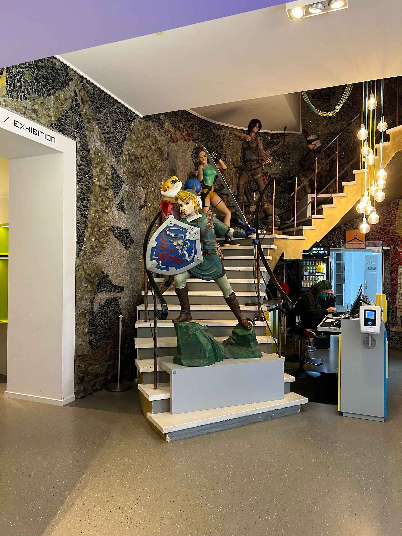 Game Character Link aus Spielserie «The Legend of Zelda». Computerspielemuseum Berlin. Foto: Maike Thies.