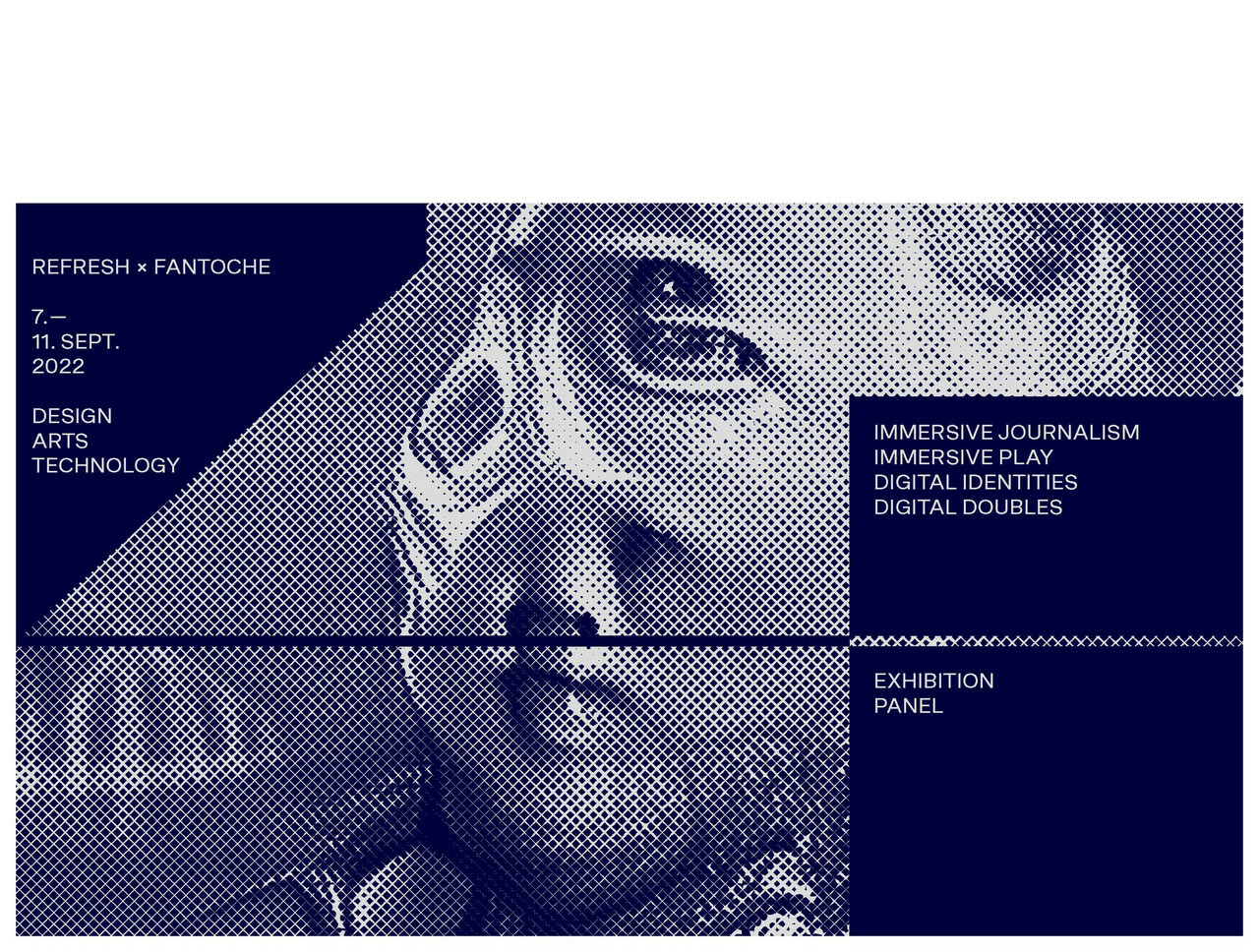 Identität REFRESH X Fantoche by Patrik Ferrarelli & Andreas Refsgaard.