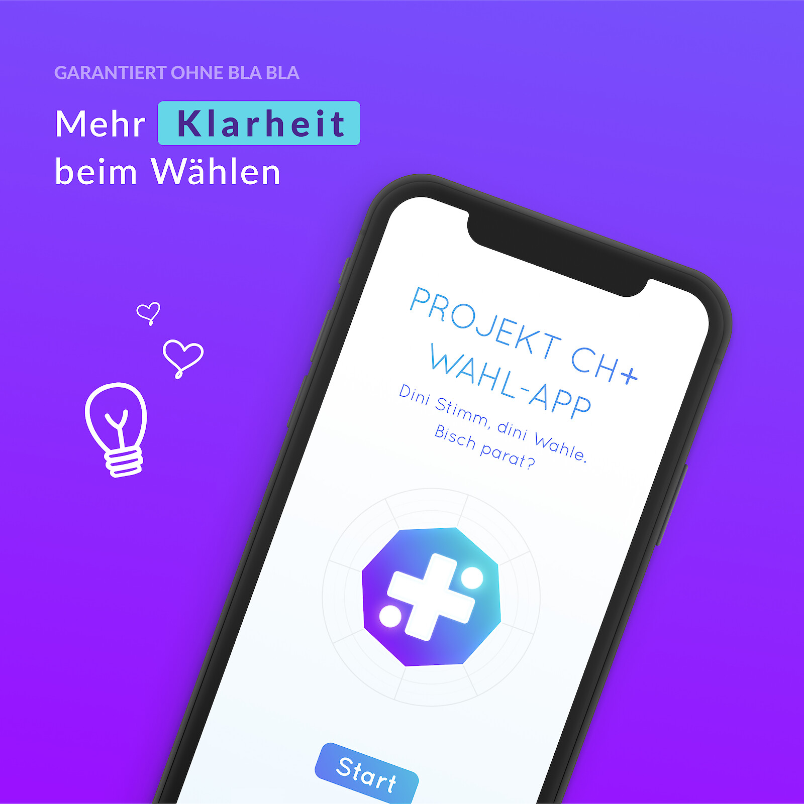 Wahl-App PROJEKT CH+.