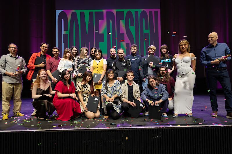Diplomand:innen 2024. BA Major Game Design. Foto: David Jäggi. © ZHdK.