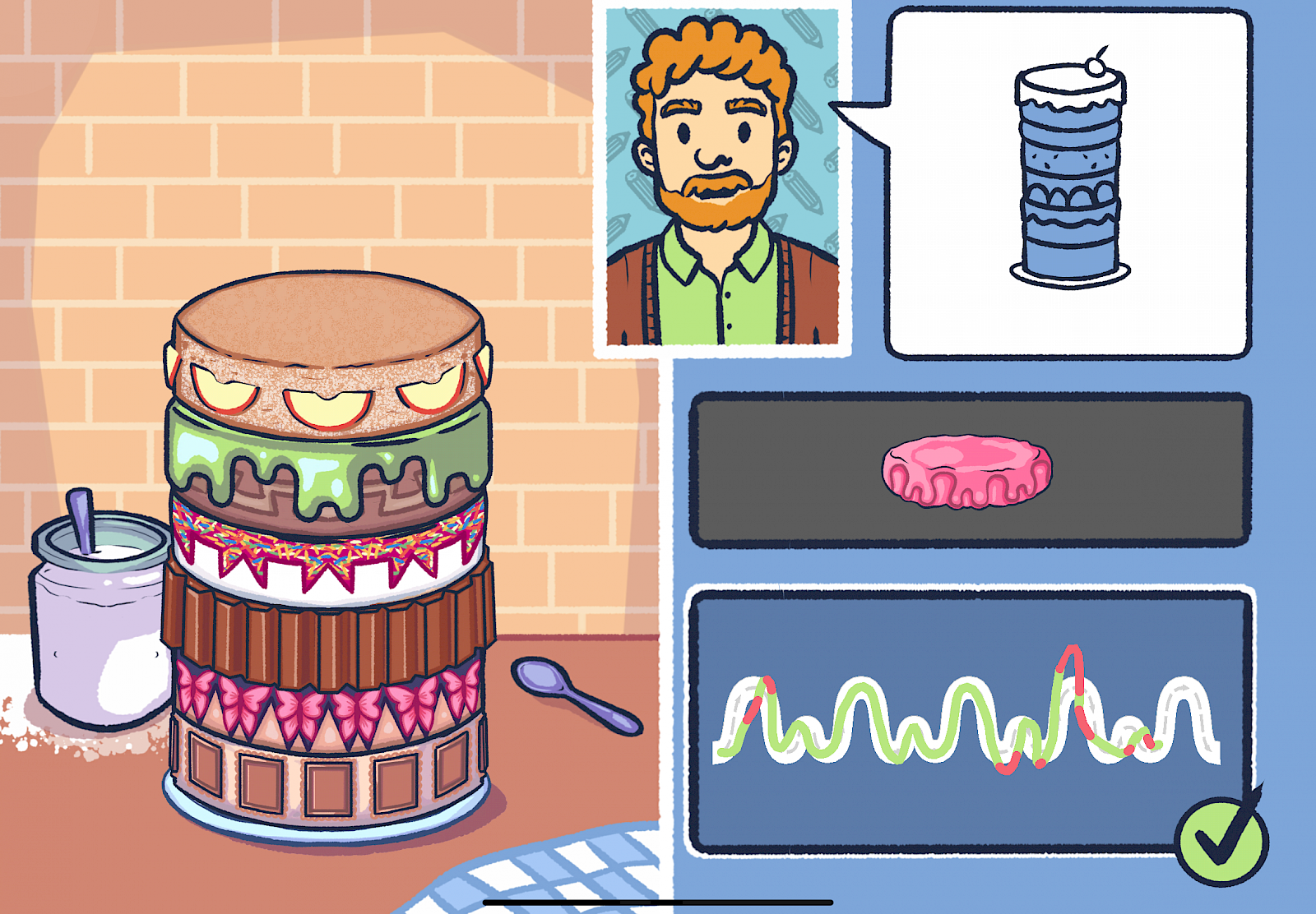 Screenshot «Konditorei Kritzel». © ZHdK.